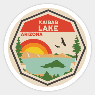 Kaibab Lake Arizona Sticker